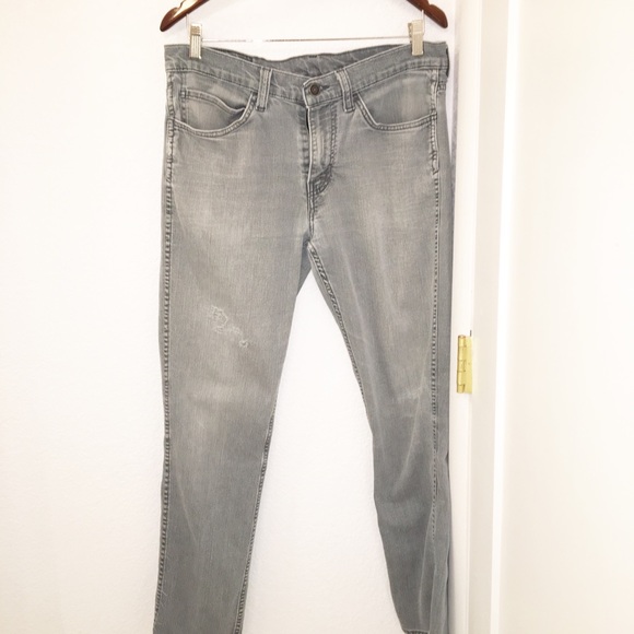 Levi's Other - Men’s Levi’s 511 Slim Grey Distress Jean SZ:34x34